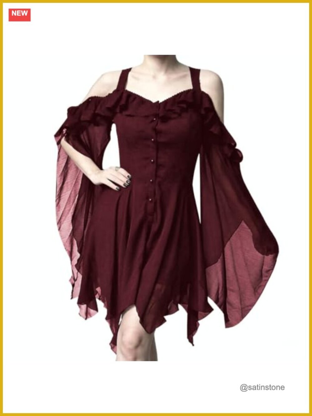Off Shoulder Lace Up Renaissance Gothic Cosplay Mini Dress
